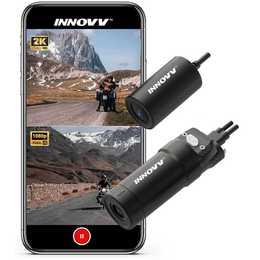 Innovv K6 2CH Dual Wifi 2K Motor dashcam