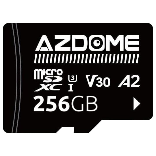 AZDome 256gb U3 V30 A2 Micro SDXC kaart