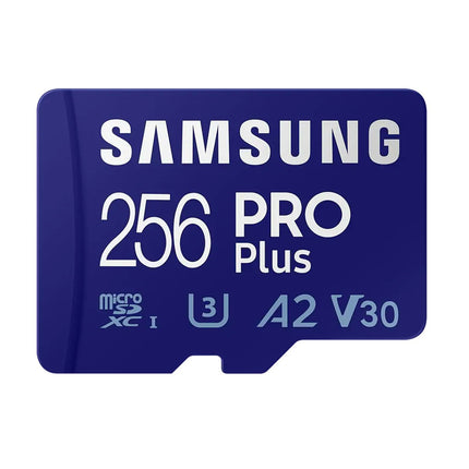 Samsung Pro Plus 256gb U3 V30 A2 Micro SDXC kaart