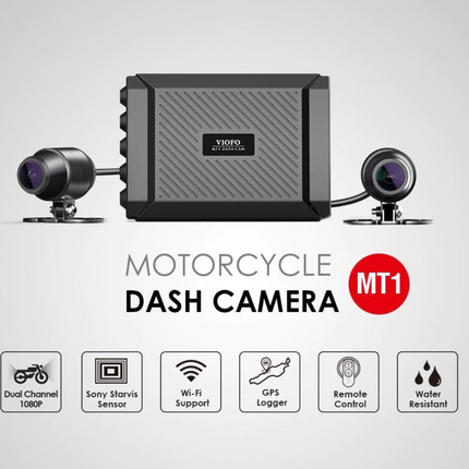 Viofo MT1 2CH Dual Wifi GPS 32gb motor dashcam