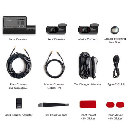 Viofo A139 3CH QuadHD Wifi GPS dashcam